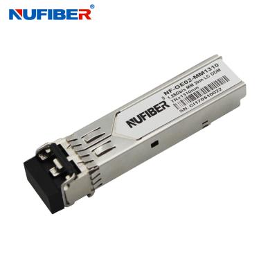 China 2km 1310nm Dual Fiber LC Multimode 1.25G SFP Transceiver Module for sale