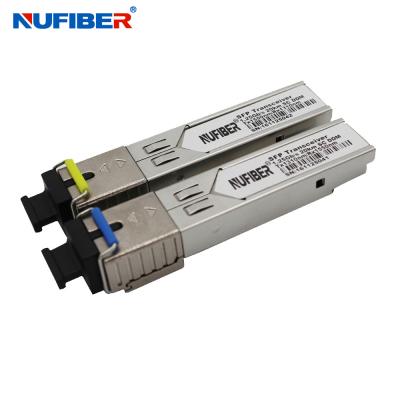 China 1.25G 20km Bidi SC 1310nm 1550nm SFP Optical Module for sale