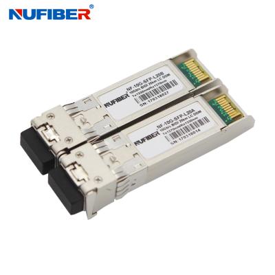 中国 10G SFP+ Bidi LC 20km 1330nm 1270nm DOM繊維の光学モジュール 販売のため