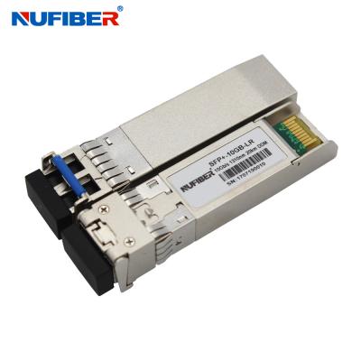 中国 10G 20km SMF複式アパートLC 1310nm SFP+の光学トランシーバー 販売のため