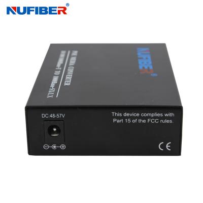 China SFP al convertidor de la fibra del POE del gigabit del RJ45 30W para la red del CCTV en venta