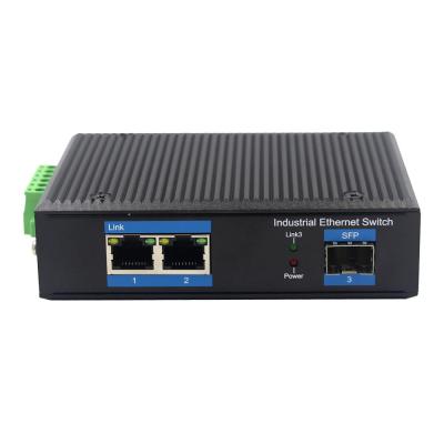 Cina NF512G-SFP SFP a 2 UTP Din Rail Industrial Ethernet Switch 10/100/1000M in vendita