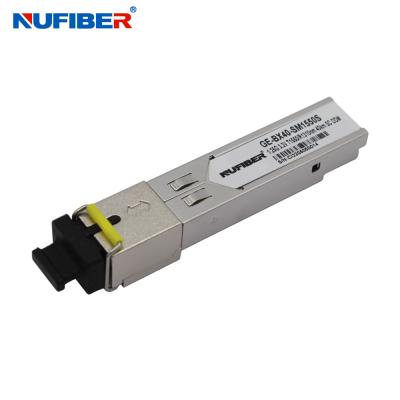 China WDM 40km 1310nm do módulo de 1.25G SFP/SC DDM transceptor de 1550nm SFP à venda