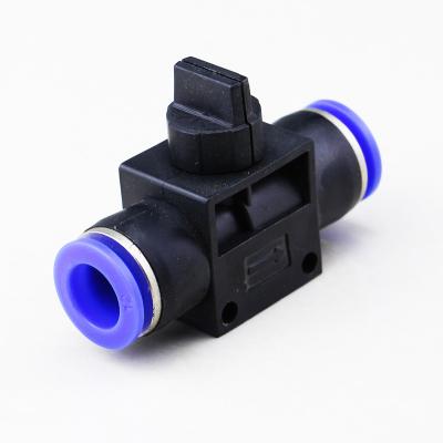 China HVFF General Pneumatic Flow Gate Control Switch Water Flow Control Switch Plastic Fit Pneumatic Valve for sale