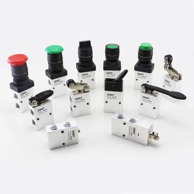 China General 3/2 Way S3 Series Handle Air Control Mechanical Valve Pneumatic Mechanical Gas Valves for sale