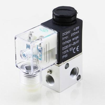 China DC 12V 3V1-06 2/3 DC 24V AC 220V AC 110V Pneumatic Port General Accessories 3V1Valve Direct Acting Type Control Valve Solenoid Valve for sale