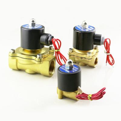 China General Brass Water Solenoid Valve 2W025-08 2W160-15 2W200-20 2W250-25 2/2 2ays 2W Water Solenoid Valve Price for sale