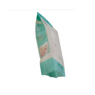 China Safety Hand and Face Cleansing Wet Paper Tissue Paper Packing Bag/Baby Paper Seal Plastic Pouch Return Sanitary Flexible Towel for sale