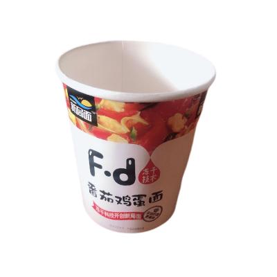 China Recycled Packaging Materials Professional Hot Paper Instant Cup Noodles With CE Certificate for sale