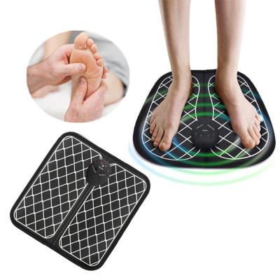 China 6 Modes and 10 Levels Intensity Adjustable Wireless Rechargeable Portable Feet Massage Cover Acupuncture Pulse Therapy Improve Blood Circulation Foot Massager Protection EMS for sale