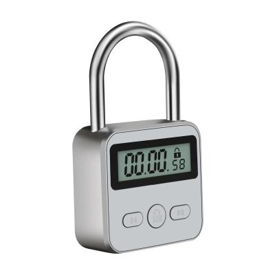 China LCD High Definition Display With Backlight CE ROHS Time Padlock Timer Timer LCD High Definition Display 99 Hours Maximum USB Rechargeable Lock synchronization for sale