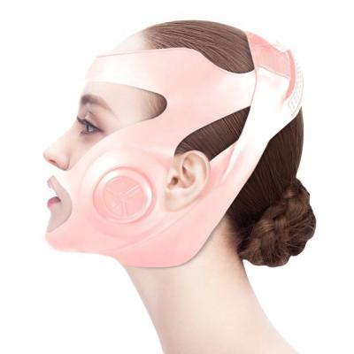 China Face-Lifting Line Cheek Band Therapy Lifting Device EMS Vibration Massage V Mask Slimming Facial Slim Massager Electric Facial V Shape Cheek EMS Beauty Face Instrument for sale