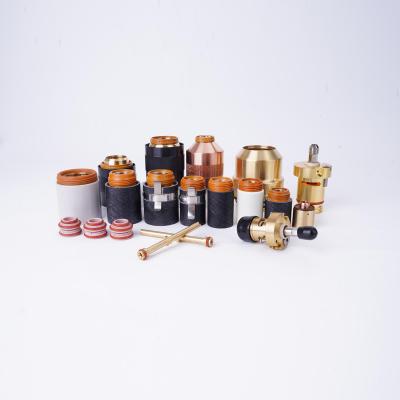 China Hafnium Wire Plasma Cutter Consumables Nozzle 220990 Imported Copper Shield 220993 Electrode 220842 for sale