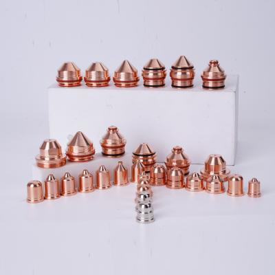 China Original Imported Quality Plasma Cutting Nozzle 220892 Electrode 020415 Copper Shield 220536 for sale