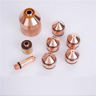 China Original imported copper shield 220832 of the electrode 220937 of the beak of 220831 quality plasma cutter consumables for sale