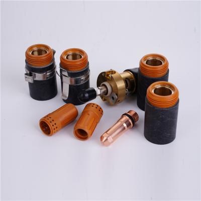 China Original quality imported copper plasma cutter consumables maintaining cap 020423 water tube 020963 for sale