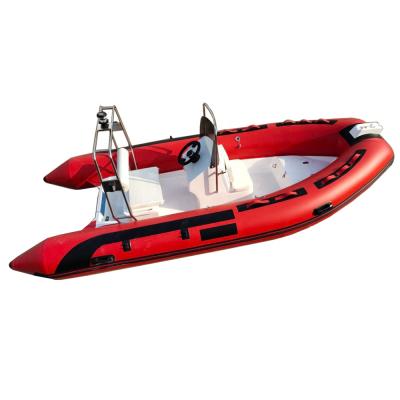 China 2020Year Leisure 14FT RIB Boat Inflatable Boat RIB 420 Inflatable Boat for sale