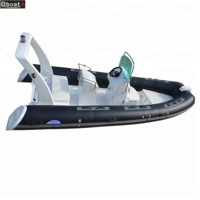 China Popular Fiberglass CE 17FT Fast Inflatable Rescue Boat for sale