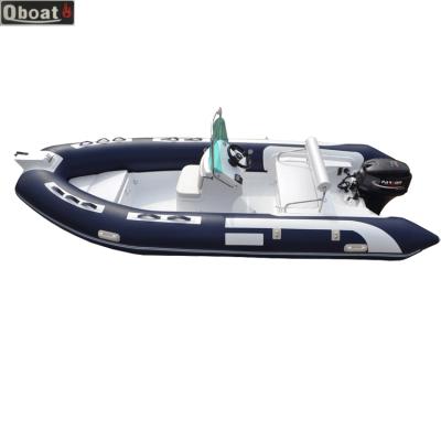 China Wholesale Fiberglass RIB Hypalon Inflatable Boat Fiberglass Boats For Fishing for sale