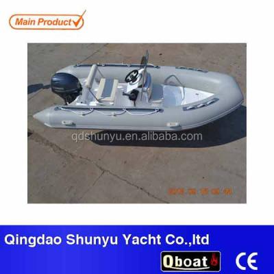 China 2016 Carbon Fiber CE Certificate Outboard Motor Rigid Hull Inflatable Boat For Sale for sale