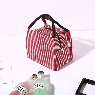 China Customized Outdoor Logo Oxford Pizza Insulated Food Insulated Bag Kids Lunch Cooler Bag Small Bag for sale