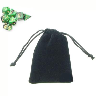 China Durable Satin Carry Bag Drawstring Velvet Small Dice Bag Drawstring Dice Bag For Dice Jewelry Gift Packaging Box Holder for sale