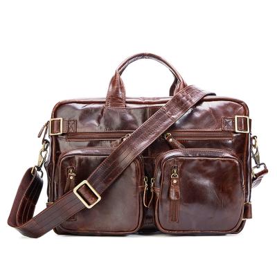 China Fashion Handmade Vintage Crazy Horse Fleece Weekend Luggage Bag Leather Travel Travel Duffel Bag for sale