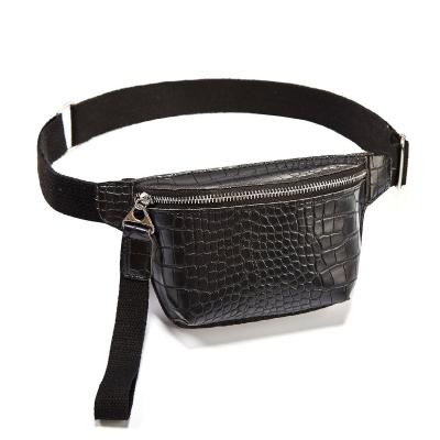 China Water Proof Crocodile Color Body Bag Women Cross Chest Bag Fanny Pack Waist Bag Sling Multi PU Leather for sale