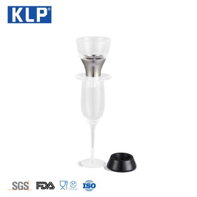 China Viable KLP Wine Pourer as Portable Wine Pourer and Stopper and Home Gift Household Wine Pourer and Oil Stopper for sale