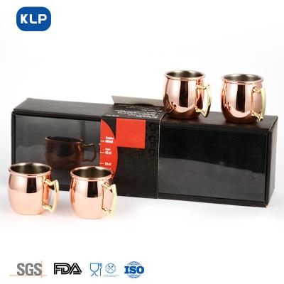 China KLP Moscow Copper Plated Mule Cup Viable Sublimation Copper Plated Mugs Have Creative Designs Stainless Steel Mug for sale