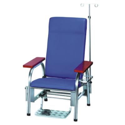 China Stainless Steel Frame Customized Comfortable Cheap Adjustable Manual Hospital Infusion Chair for sale