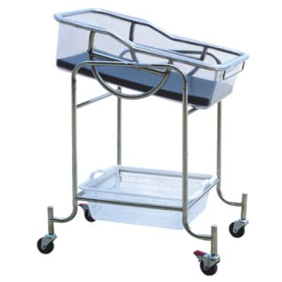 China SC-BB02 Newborn Baby Adjustable Hutch Hospital Height Pediatric Medical Baby Bassinet for sale