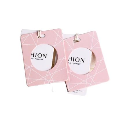 China Sustainable Custom Apparel Labels Product Tags , Recycled Hang Tag Garment Gold Hang Tags With Your Logo for sale