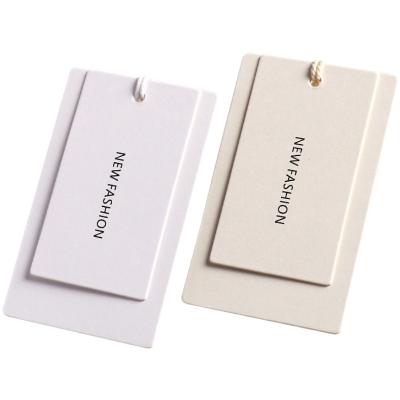 China Sustainable Hot Sale Custom Design Garment Hangtag For Apparel for sale