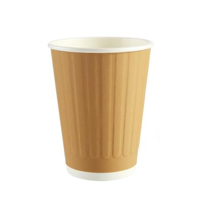 China Professional Supplier New Design 360ml Disposable Hot Drink Recycled Coffee Disposable Paper Cups for sale