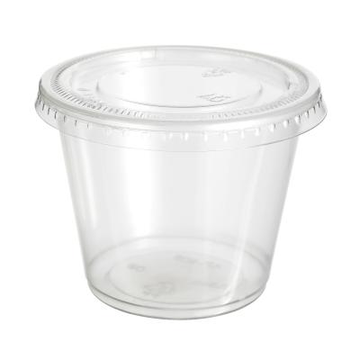 China Disposable 5.5oz PP Single Wall Plastic Sauce Cup Container for sale