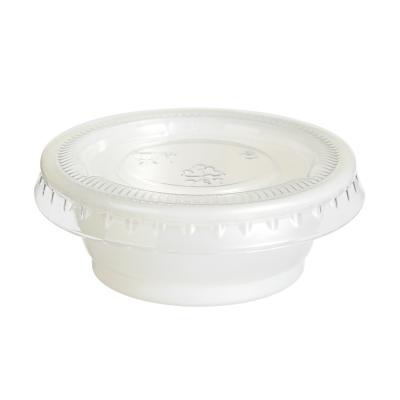 China Disposable Plastic 0.5oz PS Sauce Single Wall Cup Best Price for sale