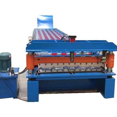 China Hotels Barrel Type Corrugated Sheet Sheet Rolling Machine For 0.11mm To 0.4mm Material Thickness for sale