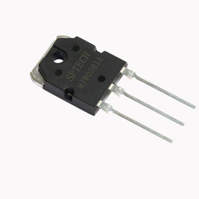 China Mjw0281a amplification power amplifier transistor sptech factory spot NPN transistor design high power general audio special audio for sale