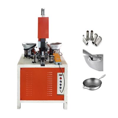 中国 Automatic rivets stove pot cookware manual dispensing aluminum rivet making machine automatic riveting machine 販売のため