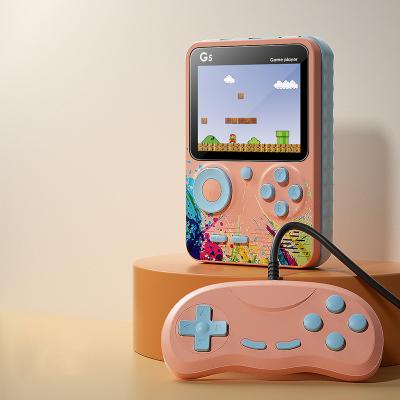 China New Design Macaron Color 500 In 1 Classic Vintage Retro Portable Handheld Games Console 3.0