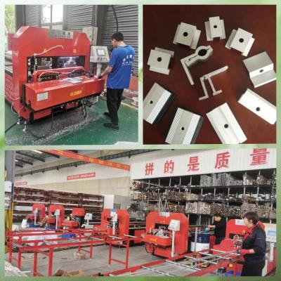 Cina 7.5kW Cur Tain Wall Accessor Aluminum Alloy Profile Punching And Saw Cutting Machine in vendita