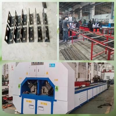 China 3500kg Red10M Angle Steel Punch Shear Machine 15kW Potência Punching 50mm à venda