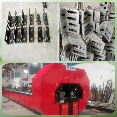 Cina 380V Red Power Tower Steel Angle Punching Shearing Machine in vendita