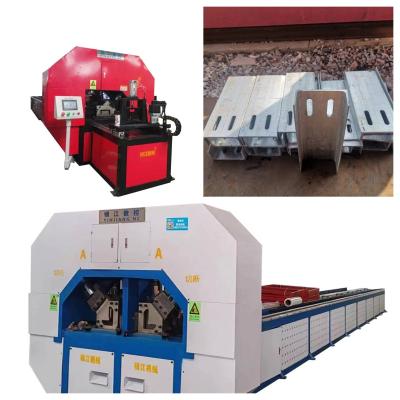 China PLC Controlled Punching And Shearing Machine For C Beam 100T-200T Punching Force 50Hz Frequency for sale