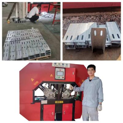 China 100T-200T Shearing Force C Channel U Bar Punching And Shearing Machine for sale