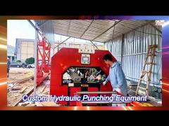 steel industrial electric hydraulic metal punching machine