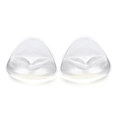 China Strapless Pump Fabric Lift Up Bra Insert Pad Silicon Invisible Bra Breast Pads for sale