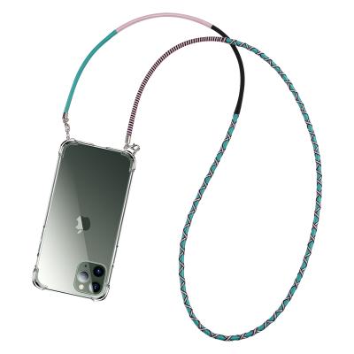 China 2022 New Arrivals Phone Strap Cell Phone Cell Phone Case with Lanyard String Hanger Strap Cord Wire Wrapped for iphone 12 for sale