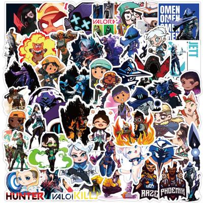 China 50pcs Decorative Sticker Anime Demon Slayer Kimetsu No Yaiba Sticker PVC Skateboard Luggage Motorcycle Guitar Kid Boy Vsco Waterproof Sticker for sale